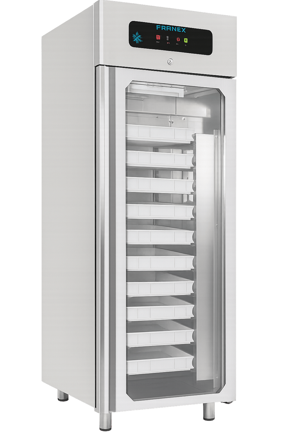 Frenox  70x81x205 cm. 700 lt.Cam Kapılı Dik Tip Buzdolabı VN7-P-G