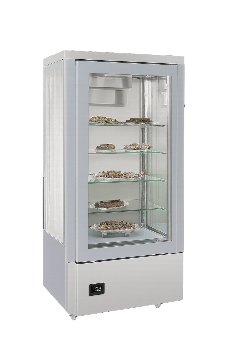 Frenox 80x66x187 cm. 400 lt.Dik Tip Vitrin Model Soğuk Teşhir Dolabı DN4-R290