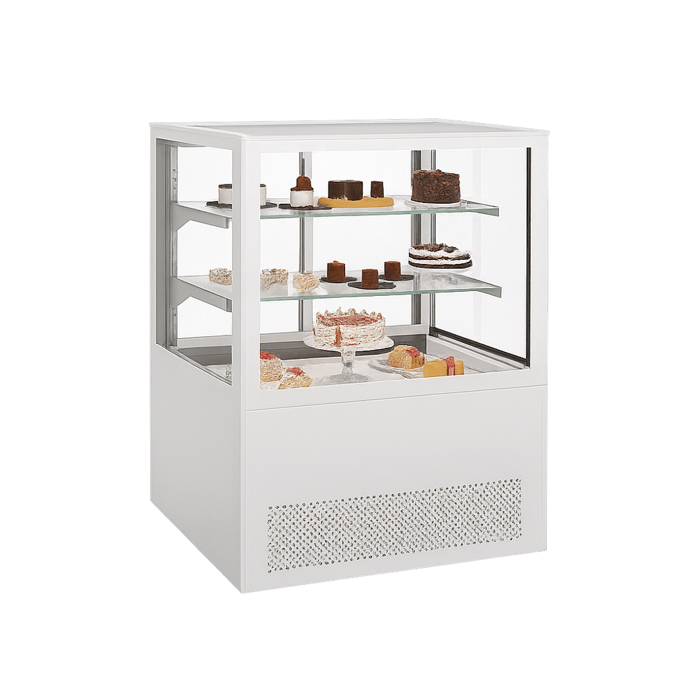 Frenox 90x78x140 cm. 300 lt. Paslanmaz Metal Gövde Soğuk Teşhir Dolabı VTN90-G-SS