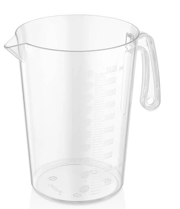 GastroPlast GMCP-5 Polipropilen Ölçü Kabı, 5 Lt.  