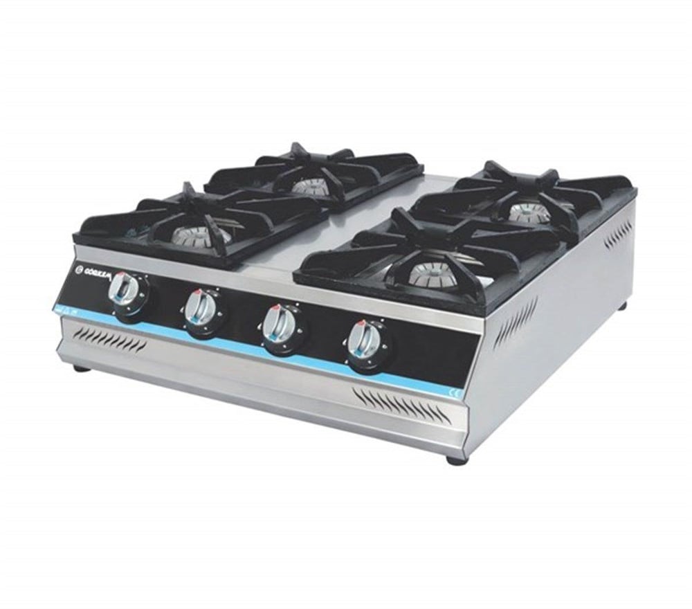 Görkem 4 Lü Set Üstü Mini Ocak Süper Yanışlı, 60*64*20 cm