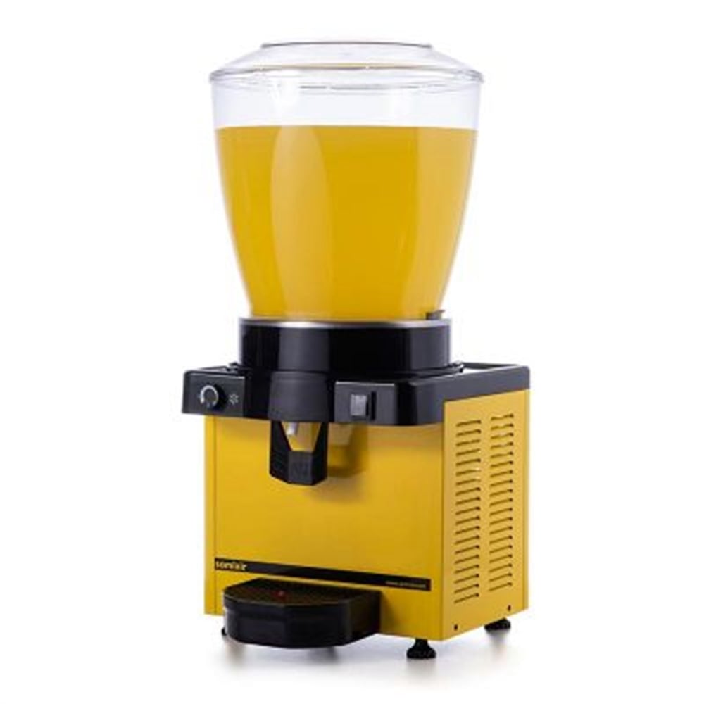Samixir M22 Panoramik Soğuk İçecek Dispenseri, 22 L, Analog, Sarı