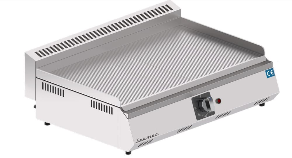 Seamac Elektrikli Playt Izgara 100 cm, Oluklu Yüzey