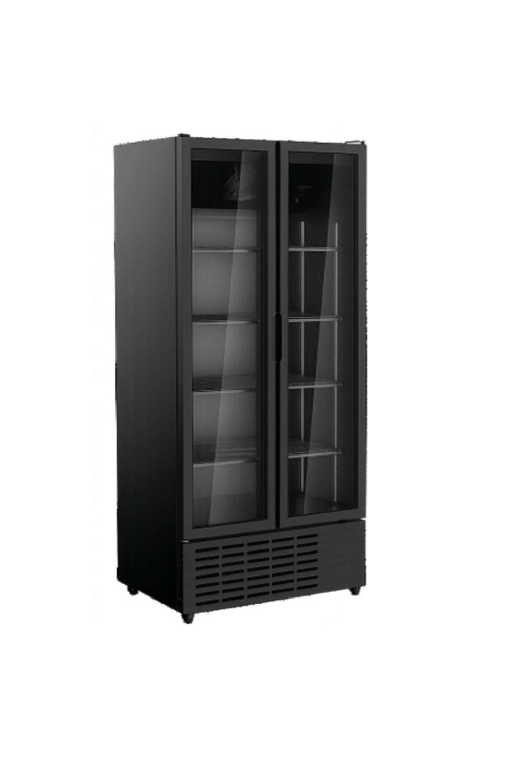 Senox SDS-1010 DC 2 CF Kanopisiz Çarpma Kapı, Dik Tip Şişe Soğutucu Dolap, 2 Kapılı, 903/816 Litre, Siyah