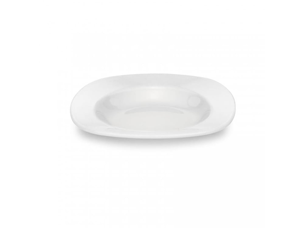 Tria Porelin Kare Seri Çukur Yemek Tabağı 23 cm