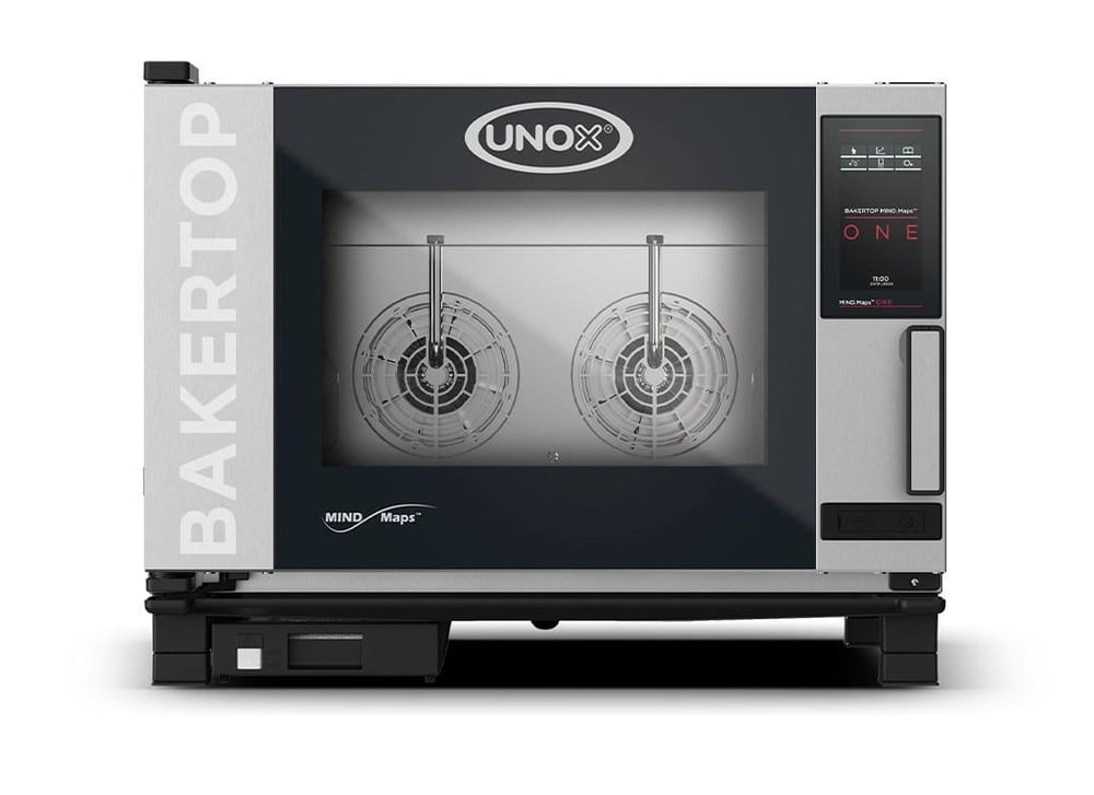 Unox Bakertop One Combi Fırın, 40×60 Cm 4 Tepsi Kapasiteli, Elektrikli, XEBC-04EU-E1RM