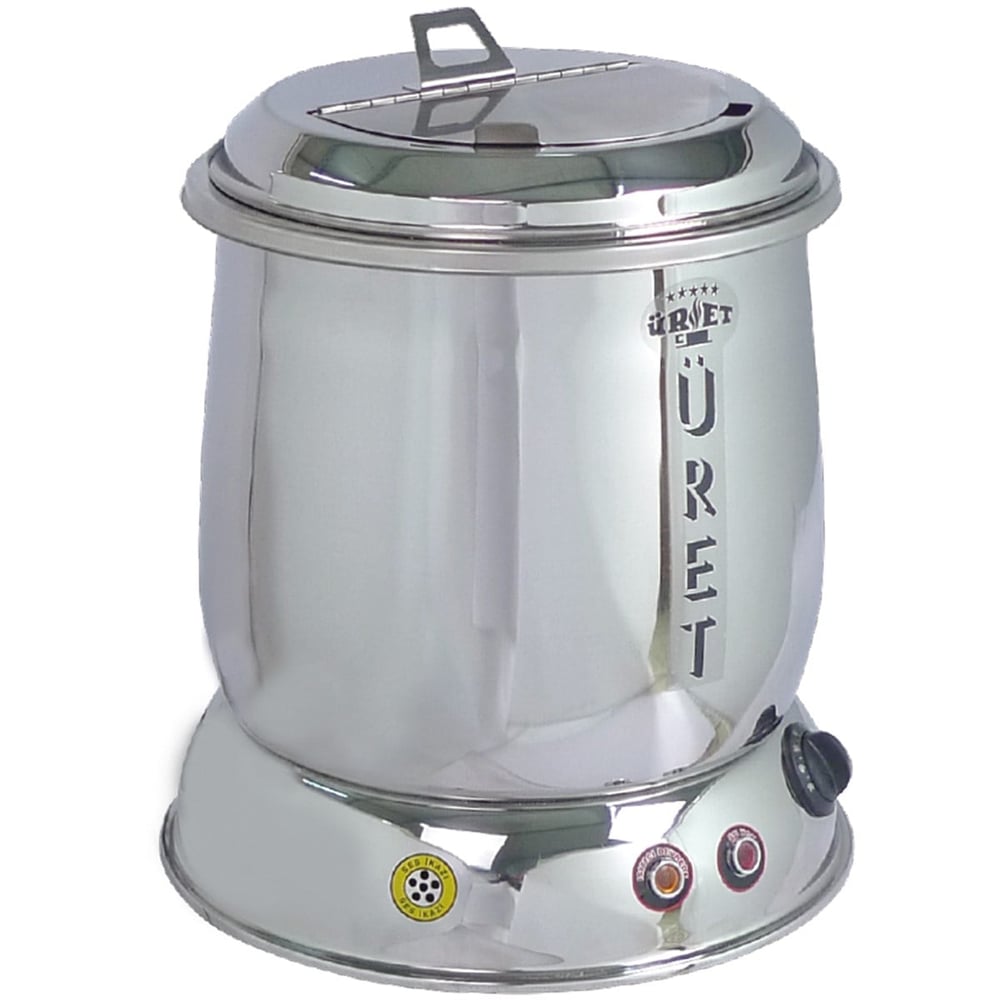 Üret 10 Litre, Parlak Çorba Isıtıcısı, Elektrikli