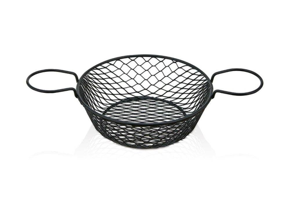 Varan Mutfak Oval Sosluklu Sunum Sepeti 41x21x6 cm