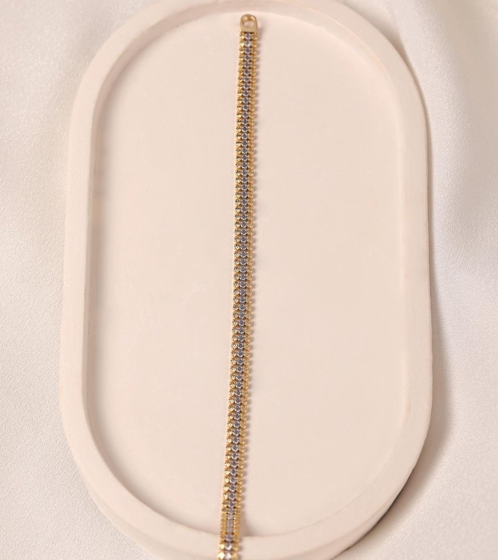 Üç Sıra Daire Dizilim Bileklik