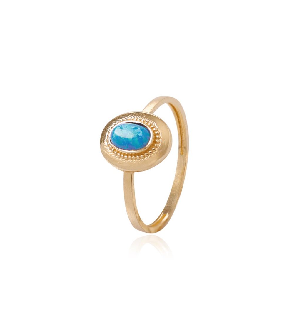 Aqua Vintage Yüzük