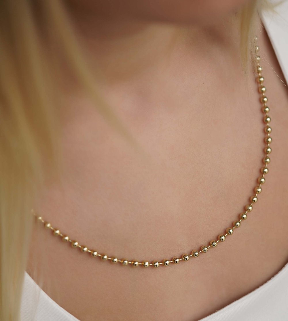 Toptop Sade Kolye