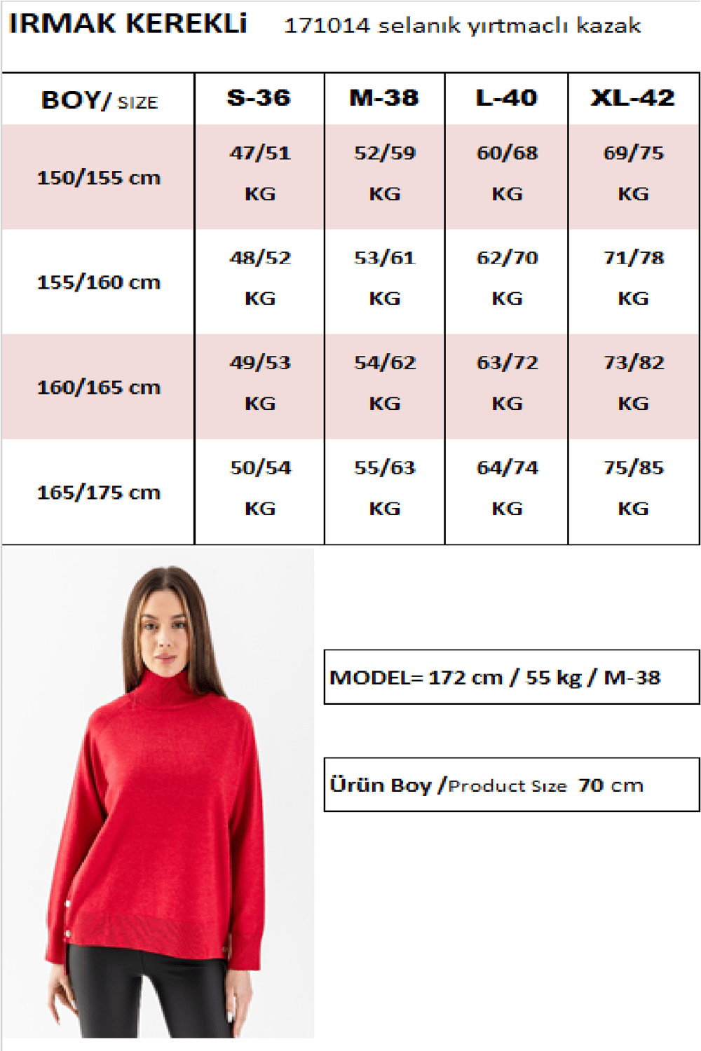 Selanık Yırtmaçlı Old Money Triko Bluz 171014 Siyah