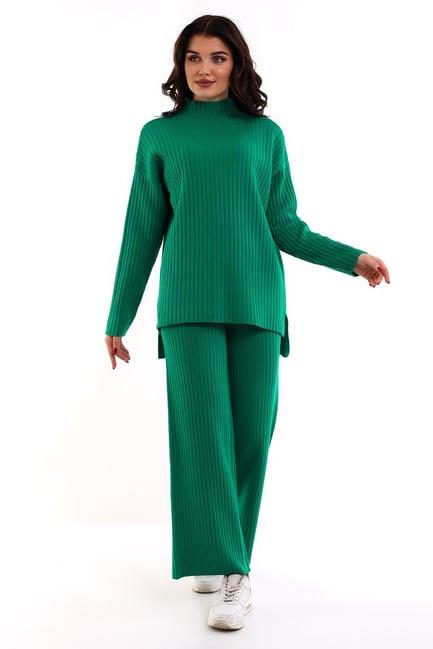 Oversize Fitilli Alt Üst Triko Takım 6308