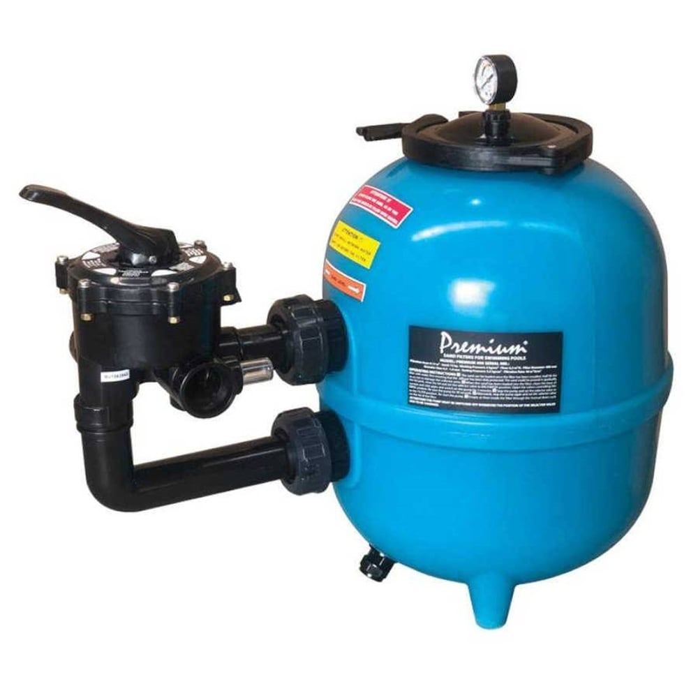  Gemaş Premium Plastik Kum Filtresi Yandan Vanalı