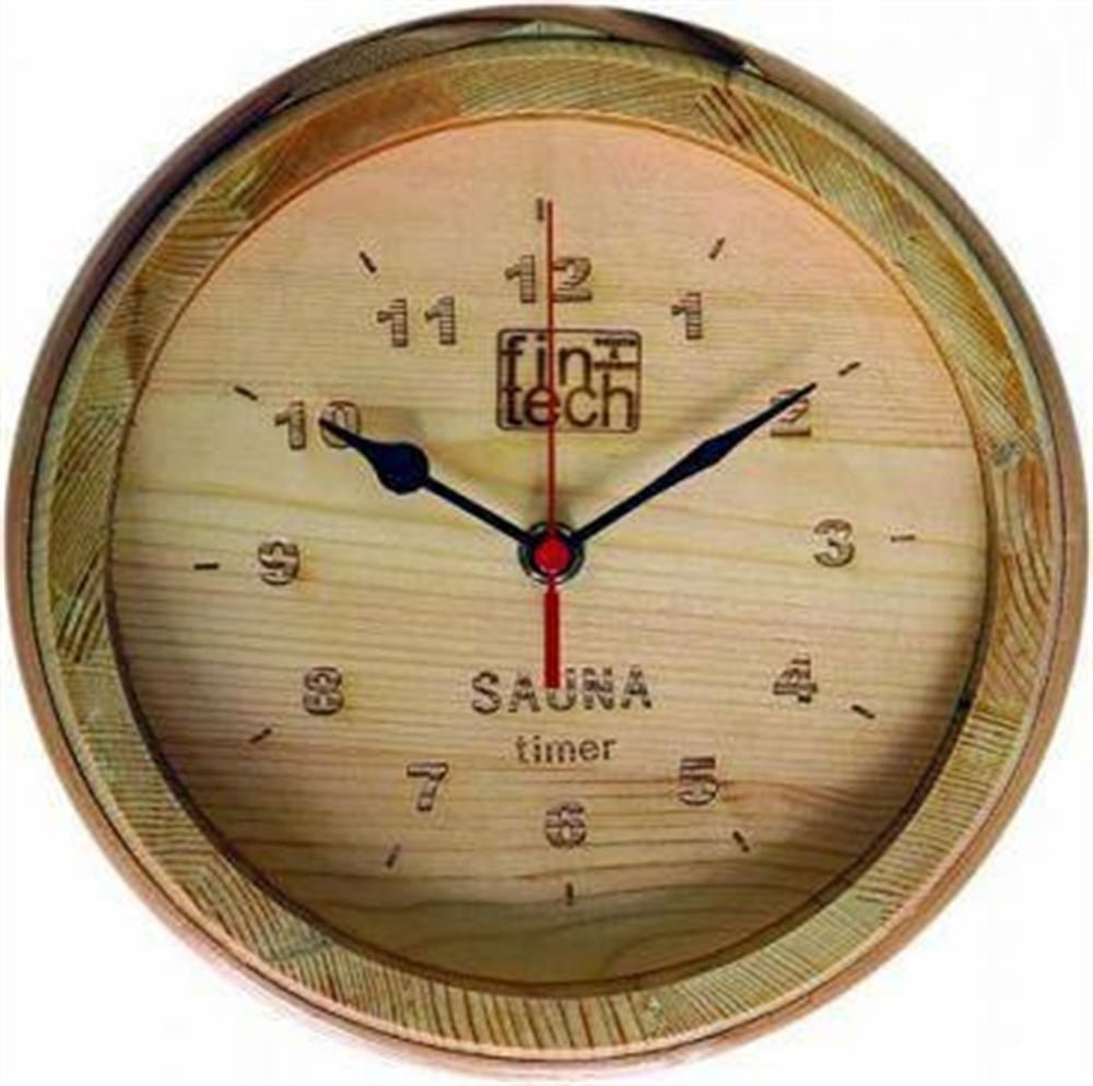 Ahşap Sauna Saati 