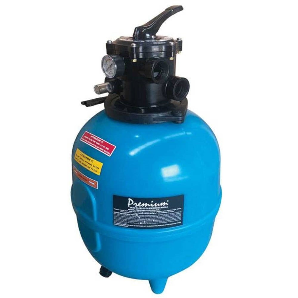 Gemaş Premium Plastik Kum Filtresi Üstten Vanalı