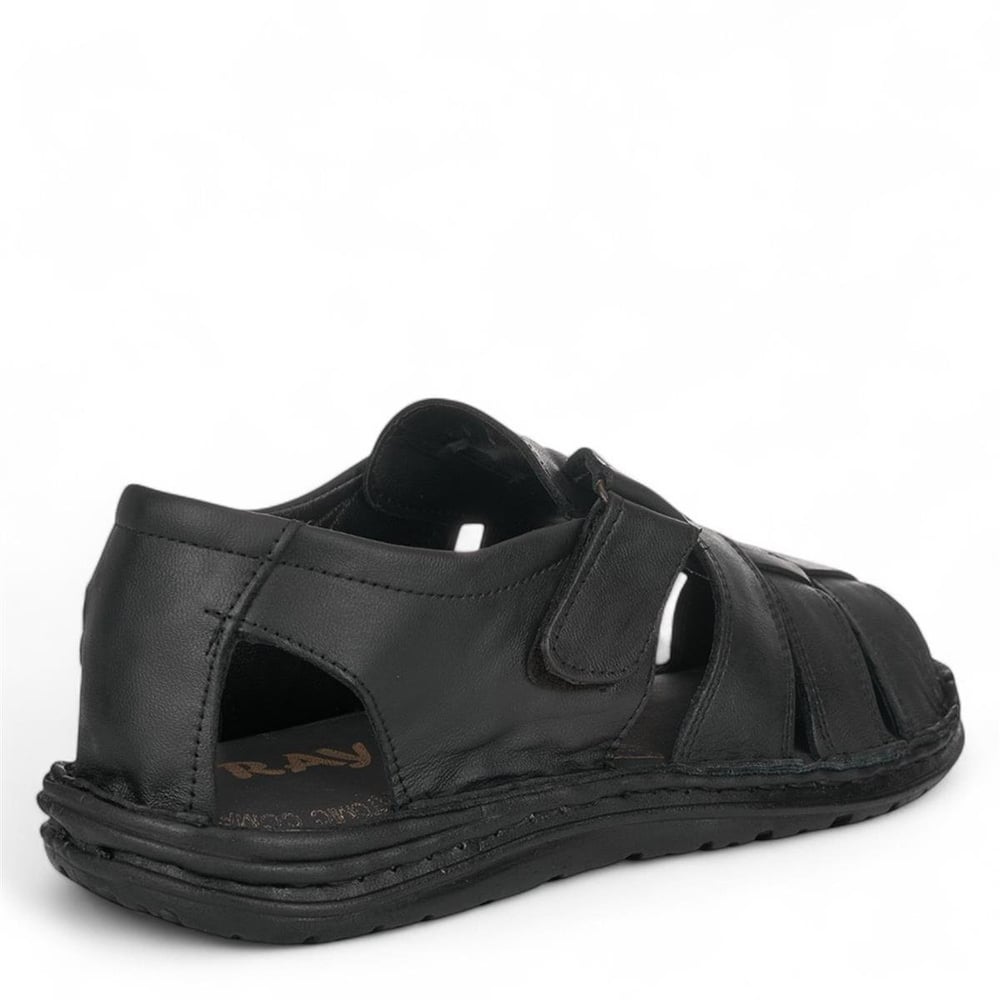 AKDAĞ_M_SANDALET_01 SİYAH