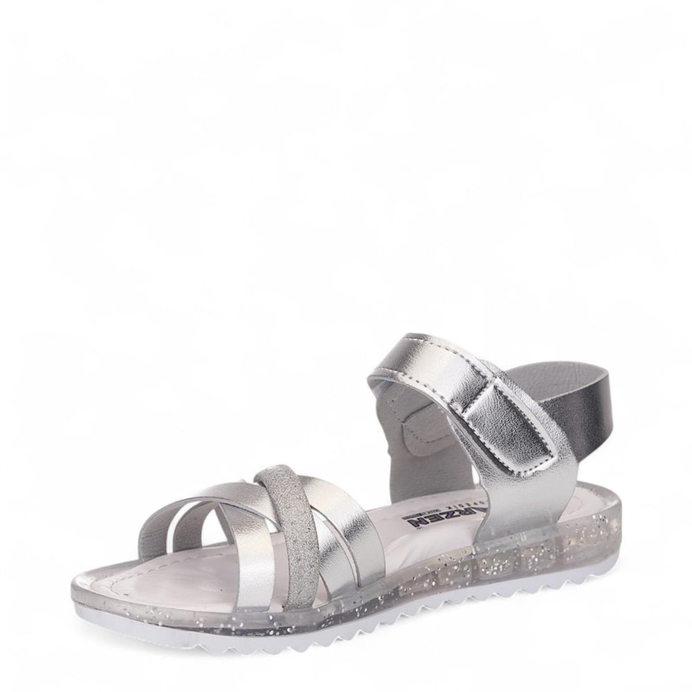 ARZEN_F_SANDALET_011 GÜMÜŞ