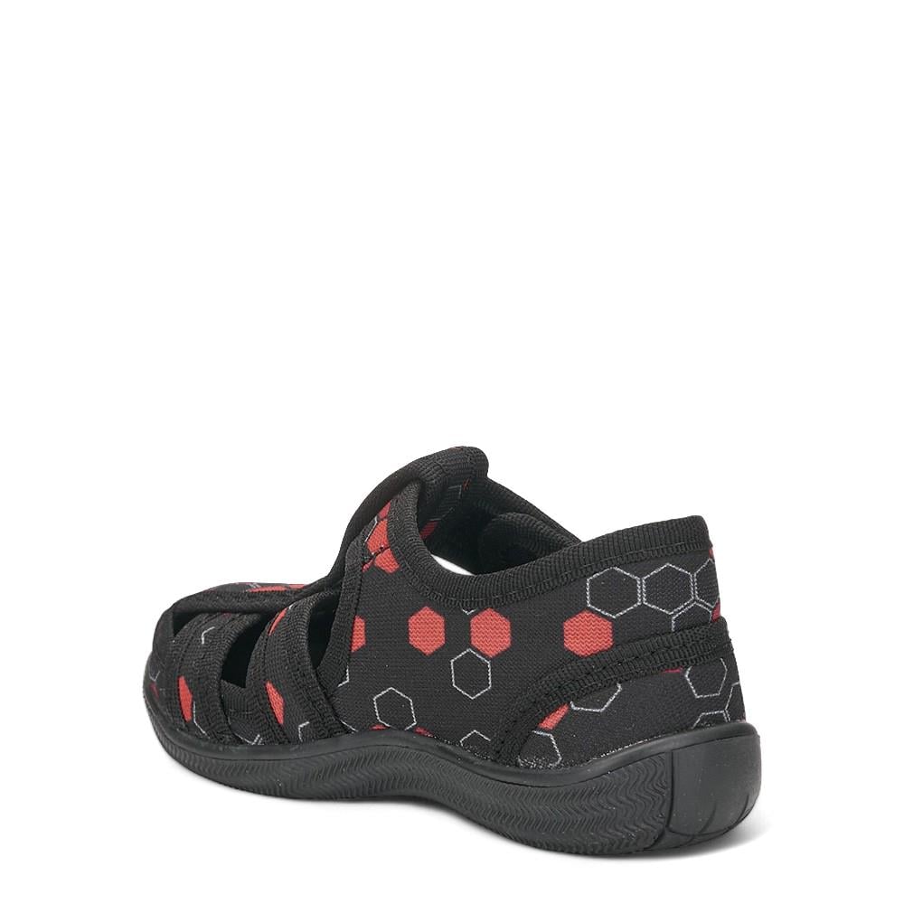 CRAZYKIDS_B-P_SAND SİYAH_KIRMIZI_PETEKLİ_(22-27)