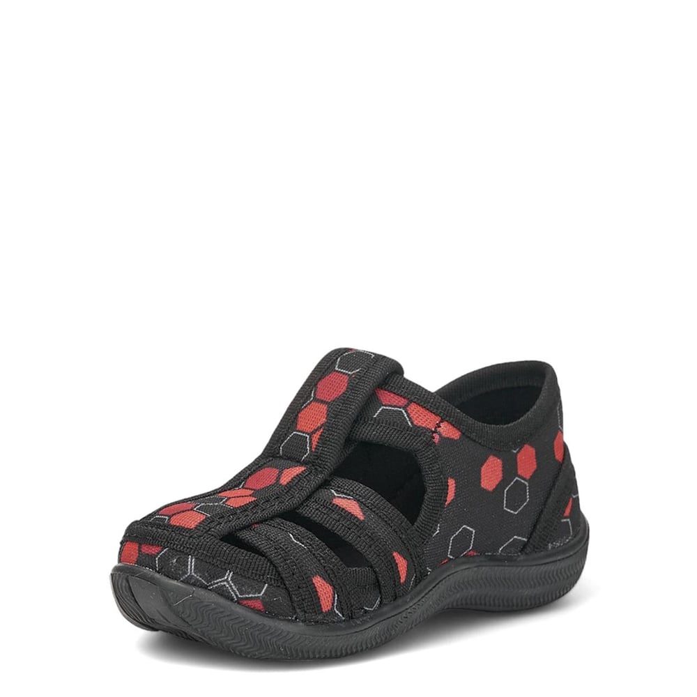 CRAZYKIDS_B-P_SAND SİYAH_KIRMIZI_PETEKLİ_(22-27)