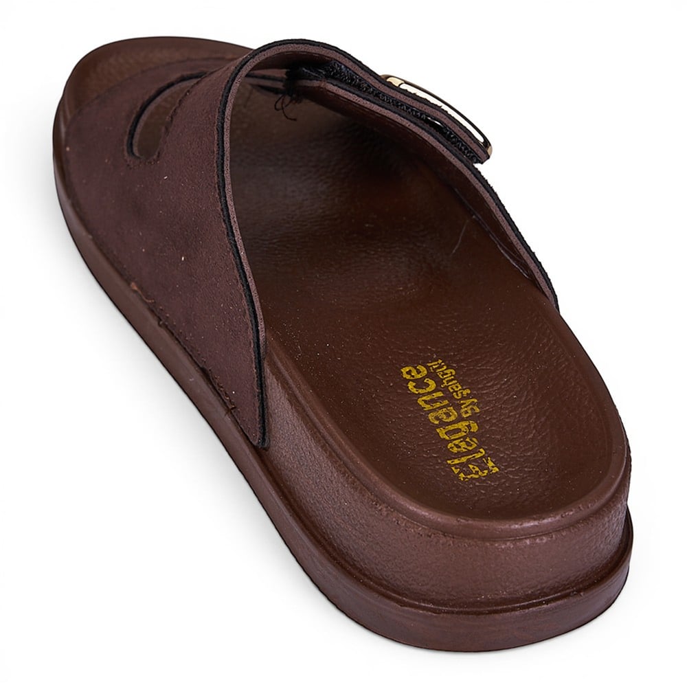 ELEGANCE_Z_TERLİK 7518 KAHVE