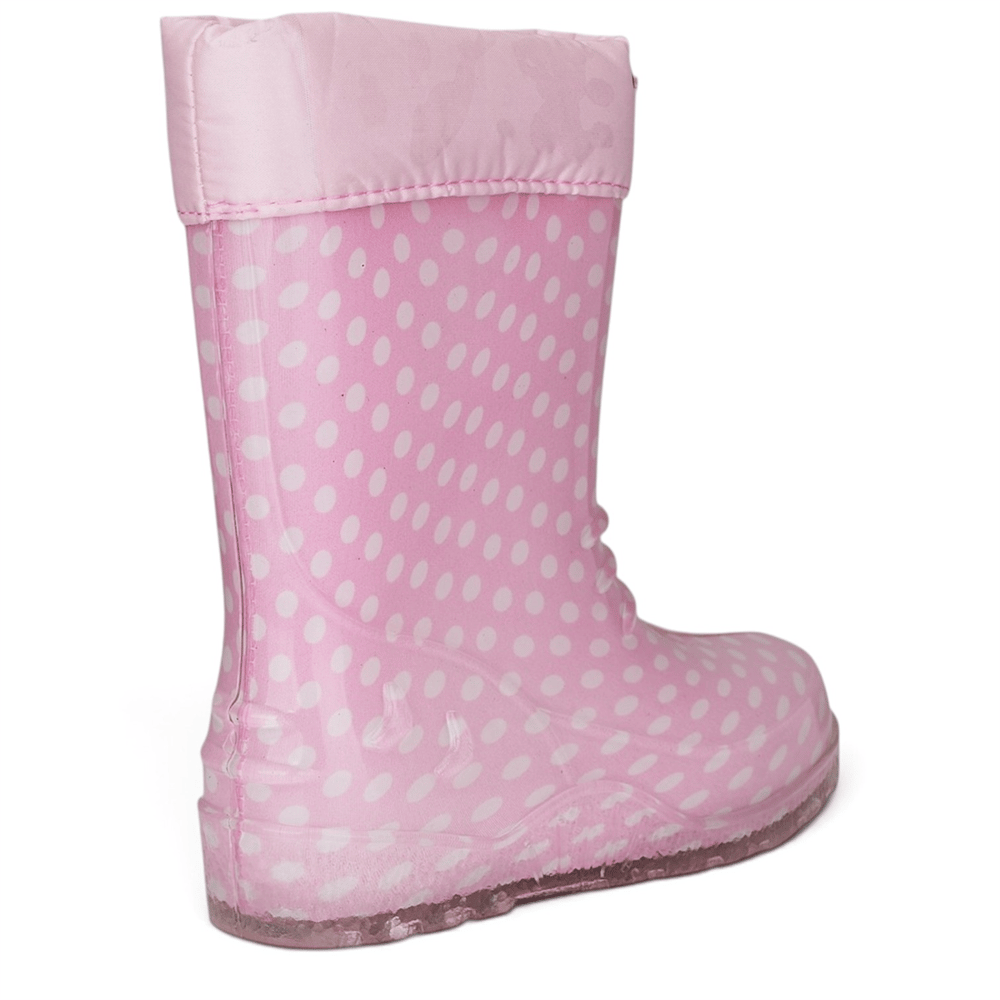 EMEK_P-F_YAĞMUR ÇİZME PEMBE_PUANTİYELİ (26-35)