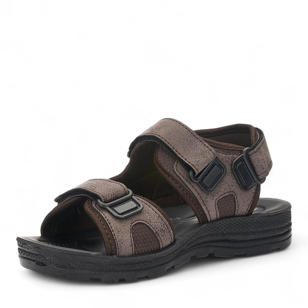 GENÇPOLİ_G_SANDALET_337 KAHVE