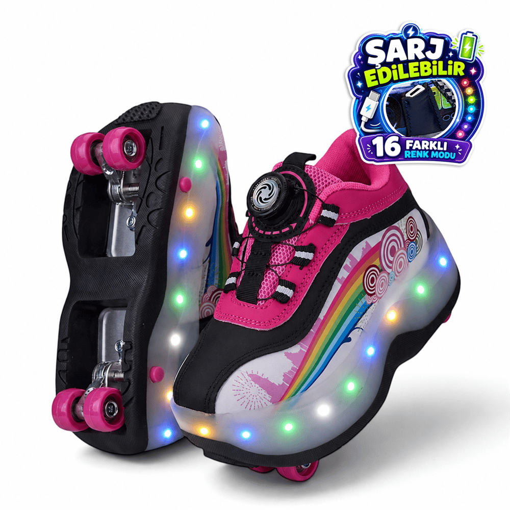 PANTER_KİDS_F_SPOR_PATEN 002 SİYAH_FUŞYA (1)