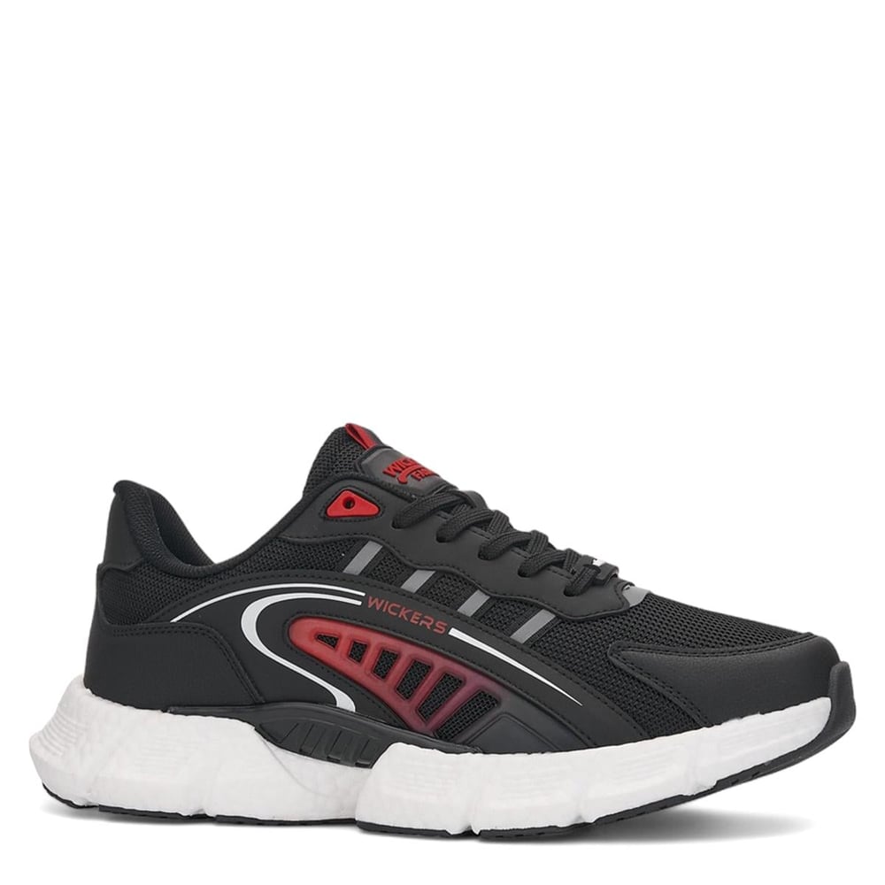 WİCKERS_M_SPOR_2755 SİYAH_KIRMIZI