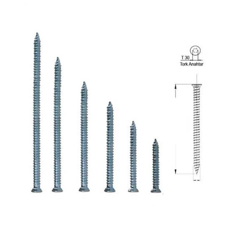 STD Buldeks Vida Panel Vidası 7.5x180 (10 Adet)