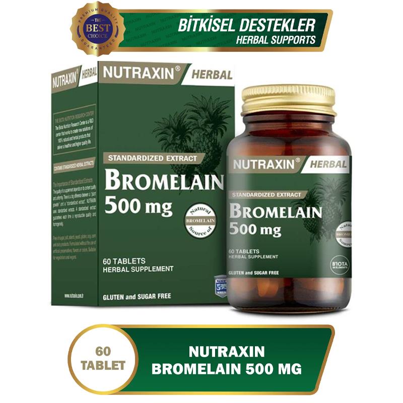 Nutraxin Bromelain 500 mg 60 Tablet