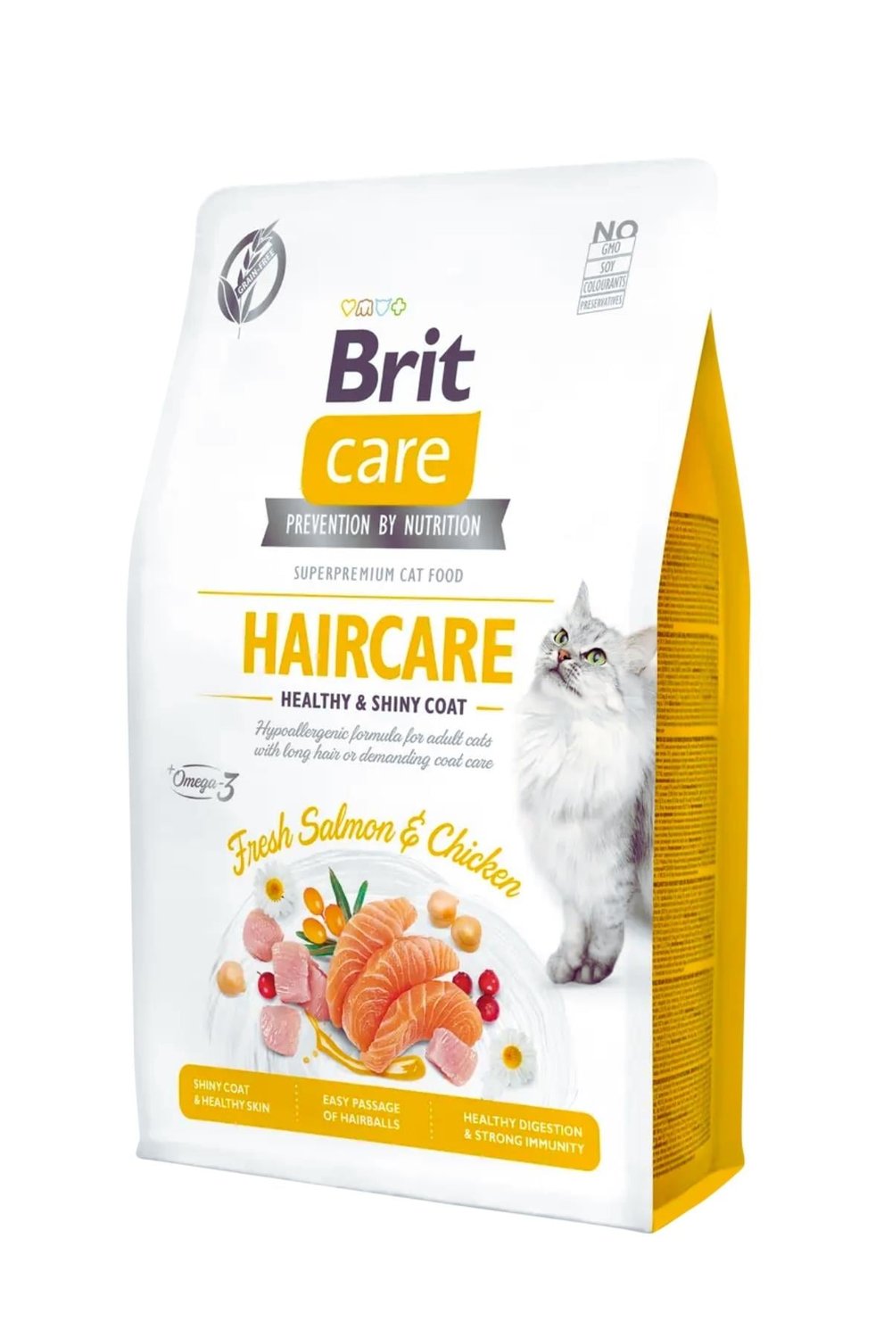 Brit Care Haircare Hypo-Allergenic Tahılsız Yetişkin Kedi Maması 2 kg