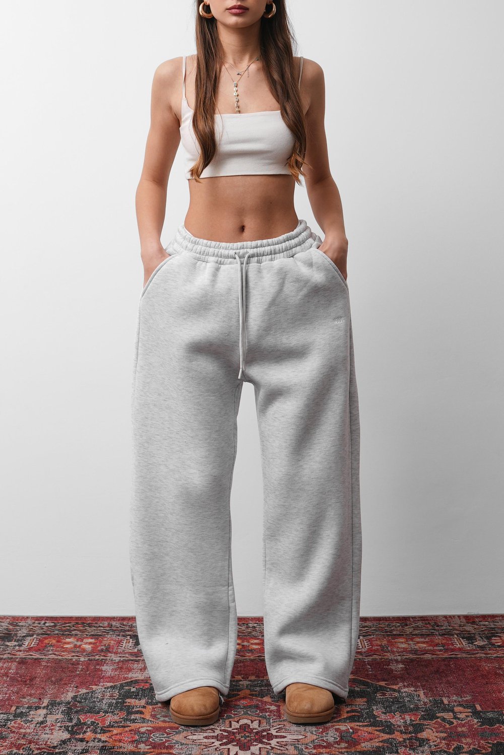 OW Oversize Karmelanj Düz Paça Tek Alt