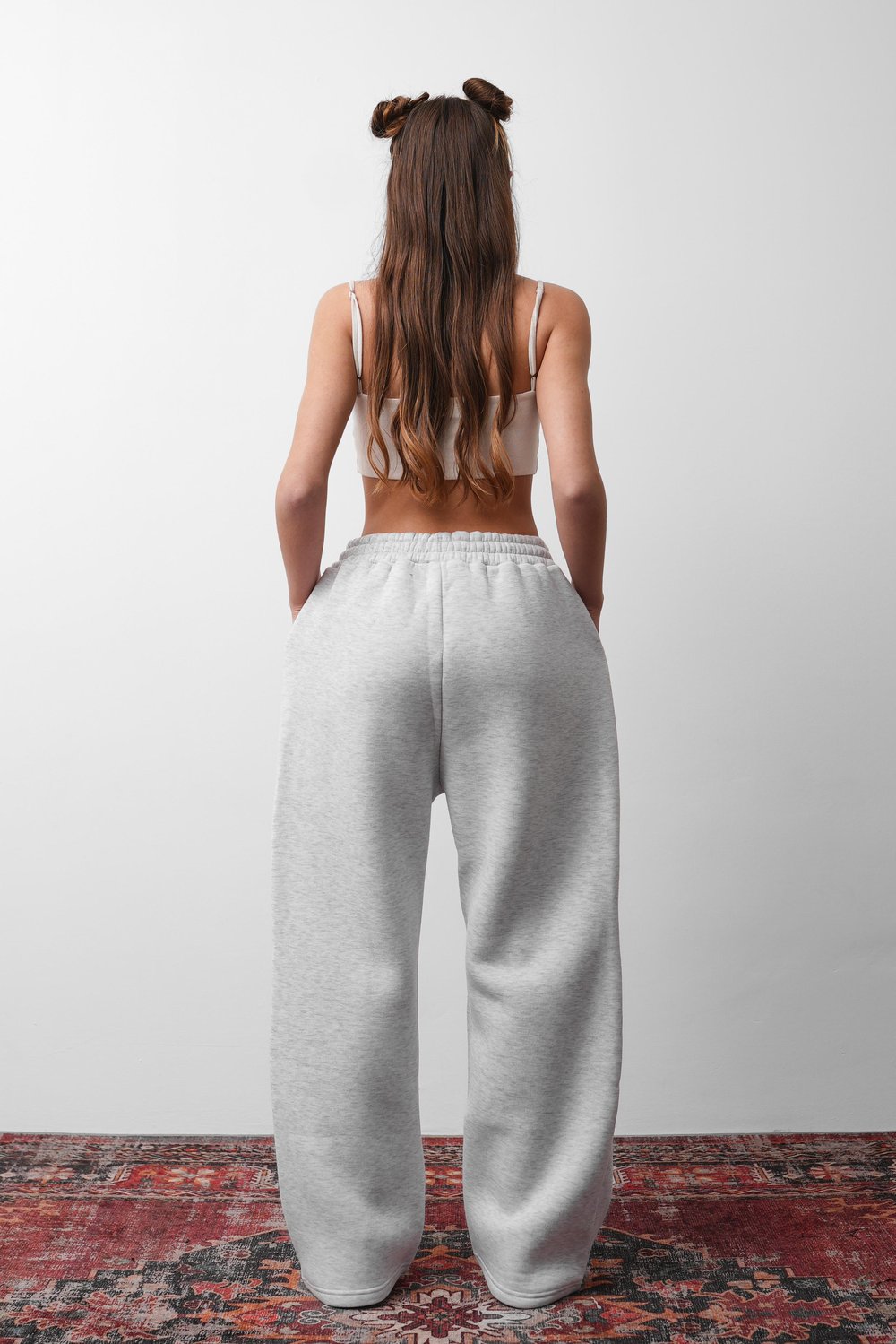 OW Oversize Karmelanj Düz Paça Tek Alt