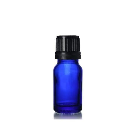 10 ml Mavi Cam Şişe – İçten Damlatmalı – Esansiyel Yağ & Kozmetik Şişesi