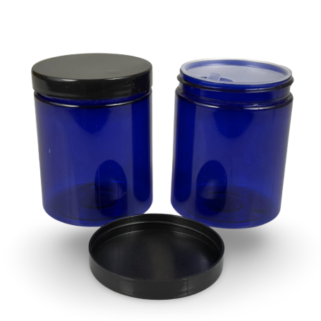 300ML TIPALI MAVİ PET KAVANOZ