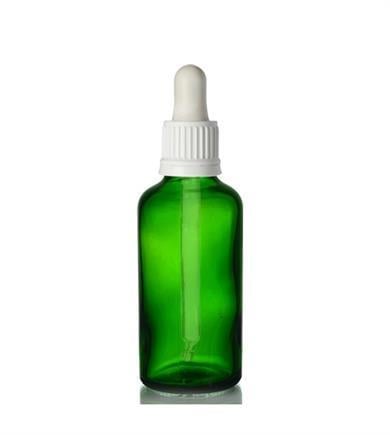 DAMLALIKLI YEŞİL CAM ŞİŞE 100 ML