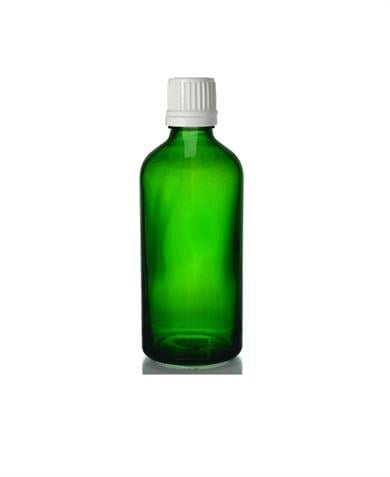İÇTEN DAMLALIKLI YEŞİL CAM ŞİŞE 100 ML