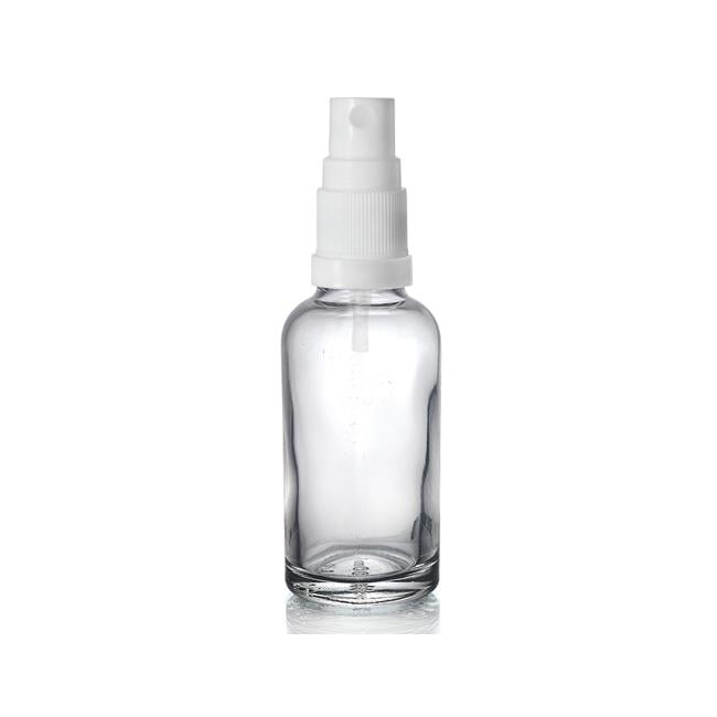 SPREY KAPAKLI ŞEFFAF CAM ŞİŞE 30 ML