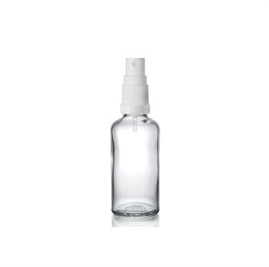 SPREY KAPAKLI ŞEFFAF CAM ŞİŞE 50 ML