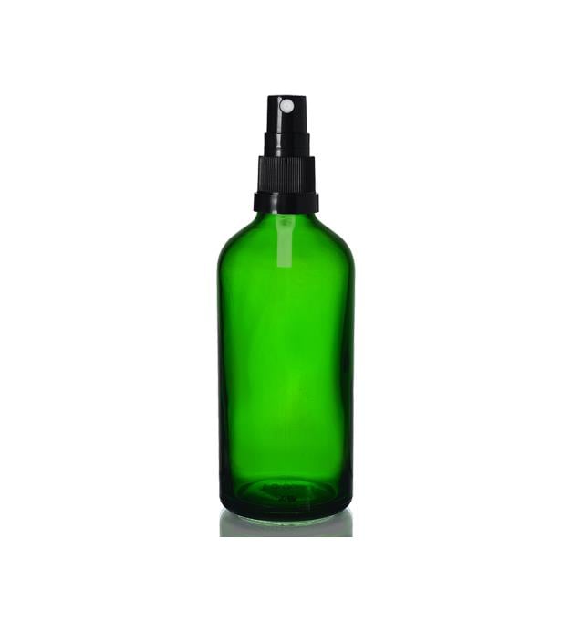 SPREY KAPAKLI YEŞİL CAM ŞİŞE 100 ML