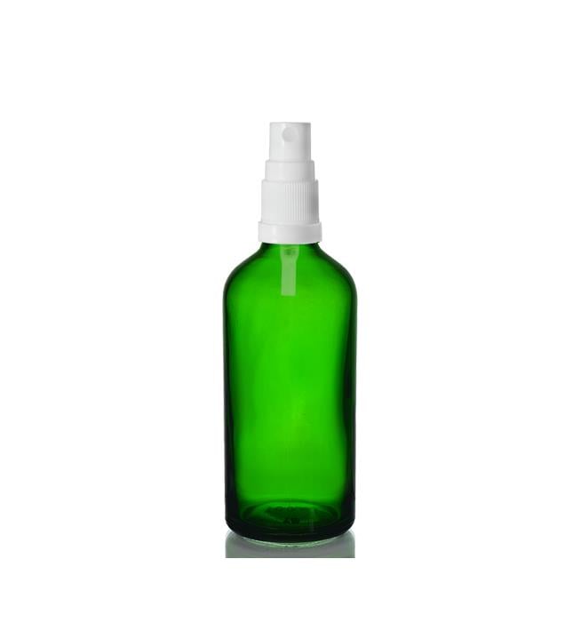 SPREY KAPAKLI YEŞİL CAM ŞİŞE 100 ML