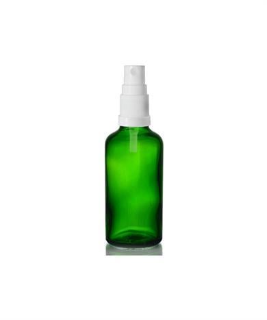 SPREY KAPAKLI YEŞİL CAM ŞİŞE 50 ML