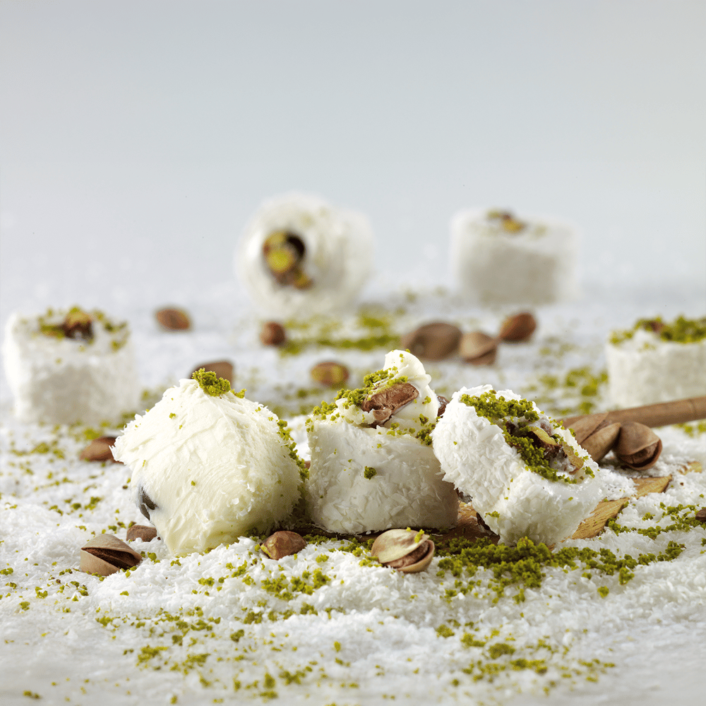 Sultan Buffalo Creamy Turkish Delight with Pistachio 500g