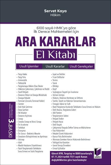 Ara Kararlar El Kitabı