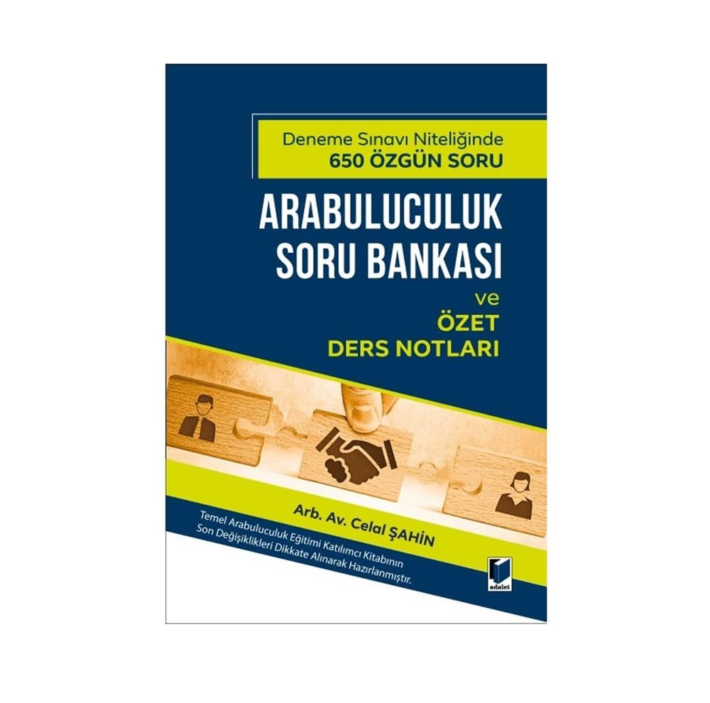 Arabuluculuk Soru Bankası ve Özet Ders Notları