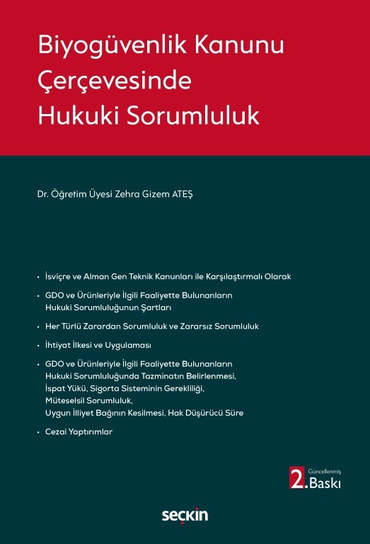 Biyogüvenlik Kanunu Çerçevesinde Hukuki Sorumluluk
