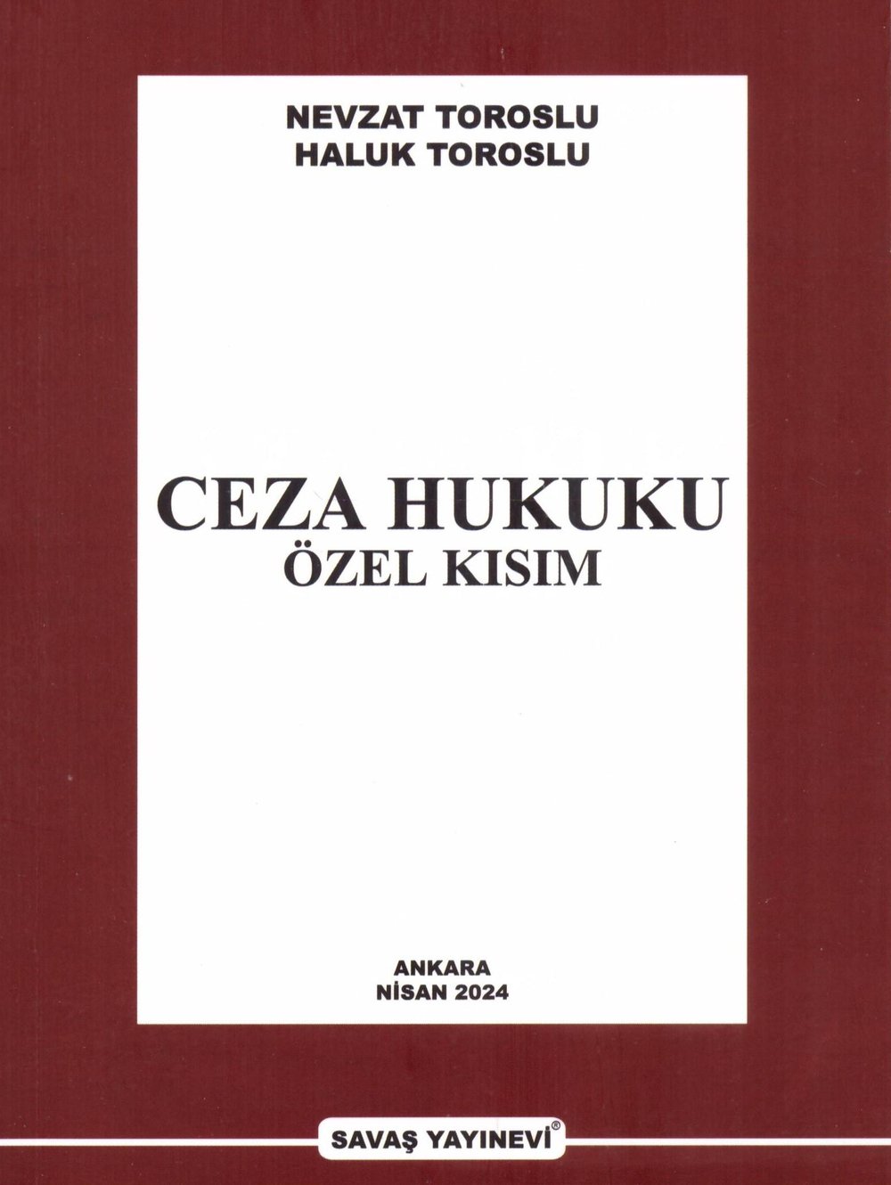 Ceza Hukuku Özel Kısım