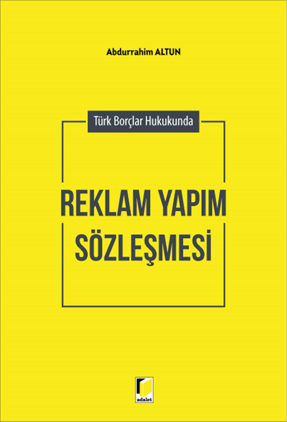 Reklam Yapım Sözleşmesi