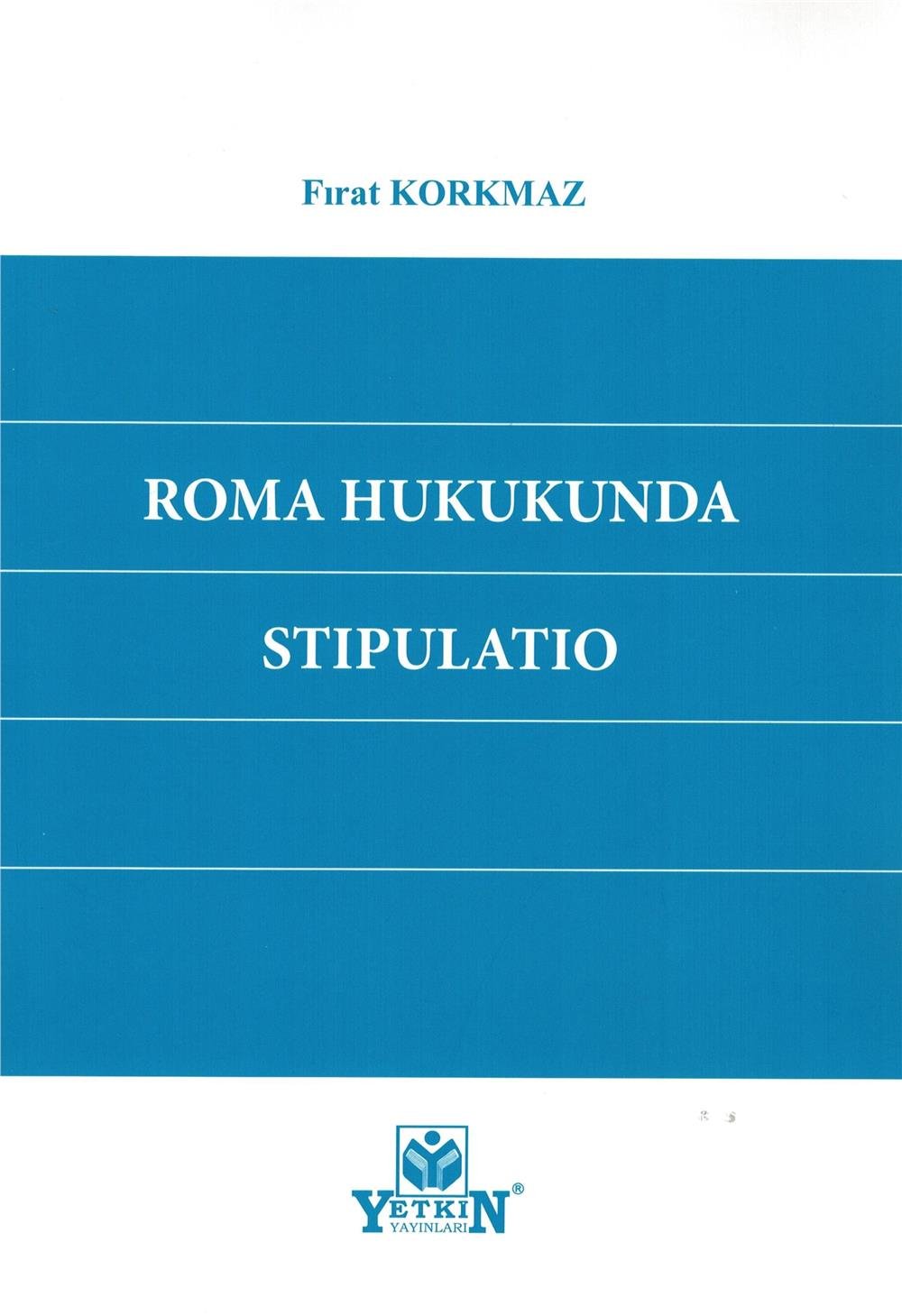 Roma Hukukunda Stıpulatıo
